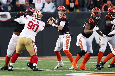 Watch the Cincinnati Bengals vs. San Francisco 49ers game with FuboTV. You can also catch the game on FuboTV.FuboTV is a sports-centric streaming service that offers access to almost every NFL ...